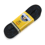 BLACK WAXED HOCKEY SKATE LACES