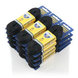 BLACK WAXED HOCKEY SKATE LACES