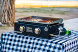 2 Burner Portable Tabletop Griddle