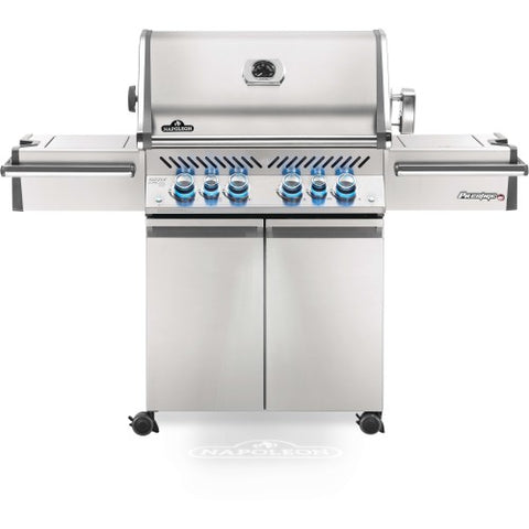 PRESTIGE PRO™ 500 PROPANE GAS GRILL WITH INFRARED REAR AND SIDE BURNERS, STAINLESS STEEL