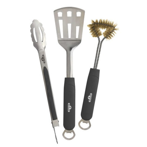 3 PIECE STAINLESS STEEL BBQ TOOLSET
