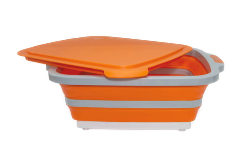 XL Drip EZ Collapsible BBQ Prep Tub With Lid