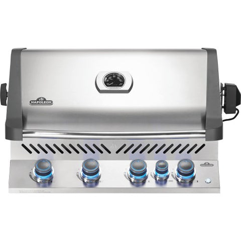 BUILT-IN PRESTIGE® 500 NATURAL GAS GRILL HEAD WITH INFRARED REAR BURNER, STAINLESS STEEL