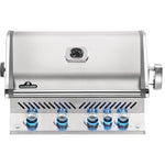 BUILT-IN PRESTIGE PRO™ 500 PROPANE GAS GRILL HEAD WITH INFRARED REAR BURNER, STAINLESS STEEL