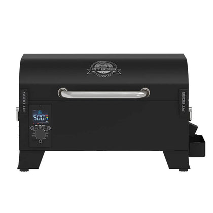 Pit Boss 150 Matte Black Portable Tabletop Wood Pellet Grill