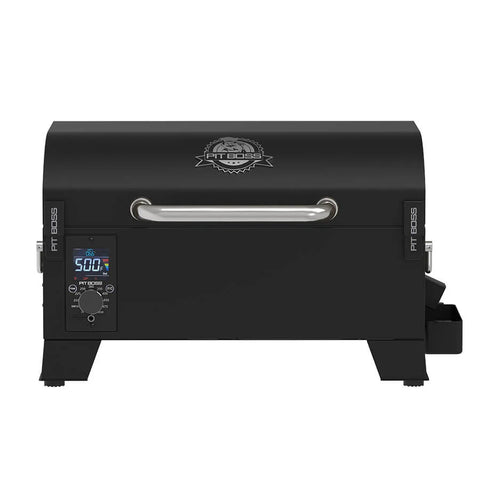 Pit Boss 150 Matte Black Portable Tabletop Wood Pellet Grill