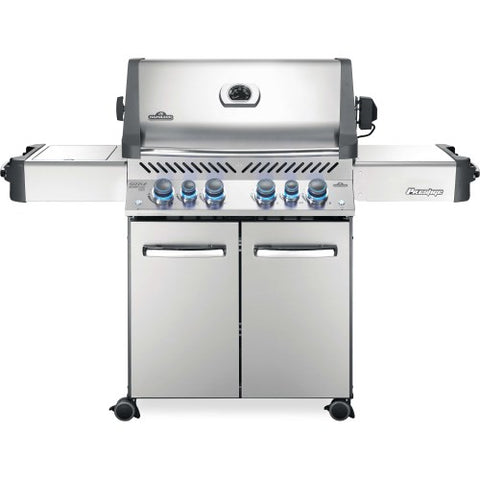 PRESTIGE® 500 PROPANE GAS GRILL WITH INFRARED SIDE AND REAR BURNERS, STAINLESS STEEL