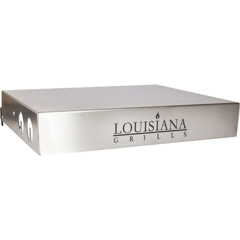 Louisiana Front/Side Shelf - Black & Stainless Steel