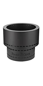 Flame Genie 19" - Black - Wood Pellet Fire Pit