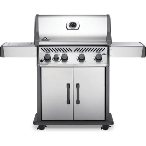ROGUE® XT 525 NATURAL GAS GRILL WITH INFRARED SIDE BURNER, STAINLESS STEEL