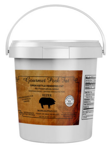 Mangalitsa's Gourmet Pork Fat Tub ( 1.5lb )
