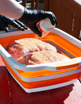 Drip EZ Collapsible BBQ Prep Tub With Lid
